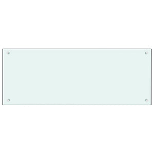 Paraschizzi per Cucina Bianco 100x40 cm in Vetro Temperatocod mxl 127042