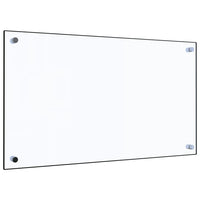 Paraschizzi per Cucina Trasparente 70x40 cm in Vetro Temperato 249466