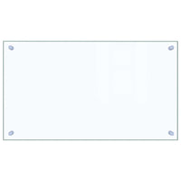 Paraschizzi per Cucina Trasparente 70x40 cm in Vetro Temperatocod mxl 79124