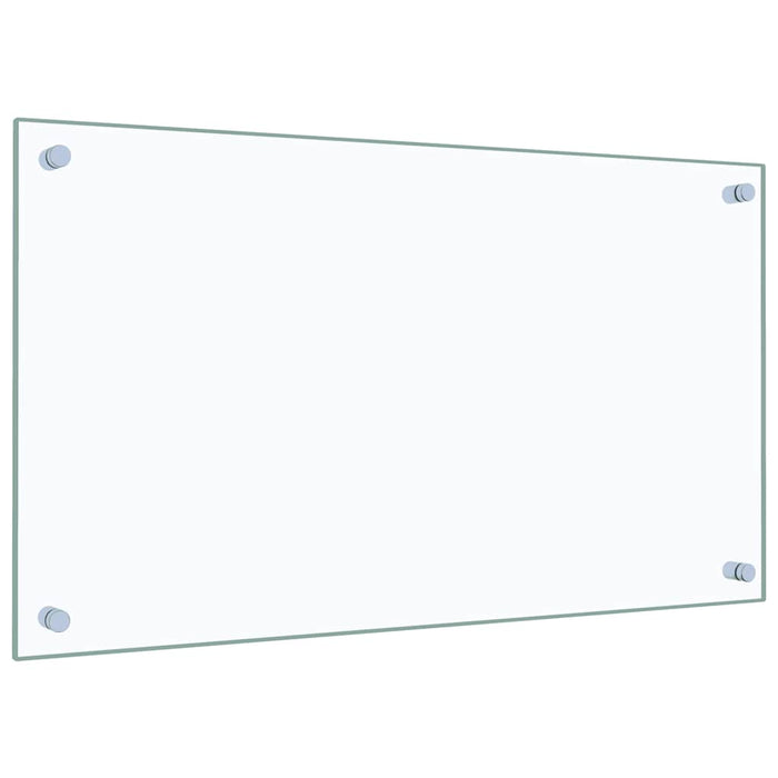 Paraschizzi per Cucina Trasparente 70x40 cm in Vetro Temperato 249466