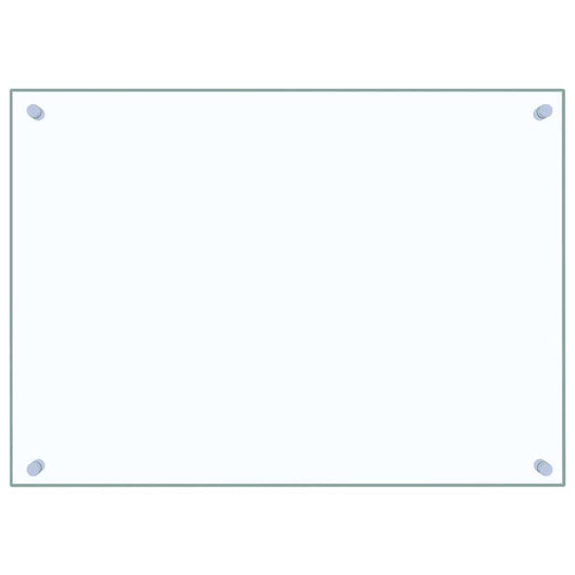 Paraschizzi per Cucina Trasparente 70x50 cm in Vetro Temperatocod mxl 103060