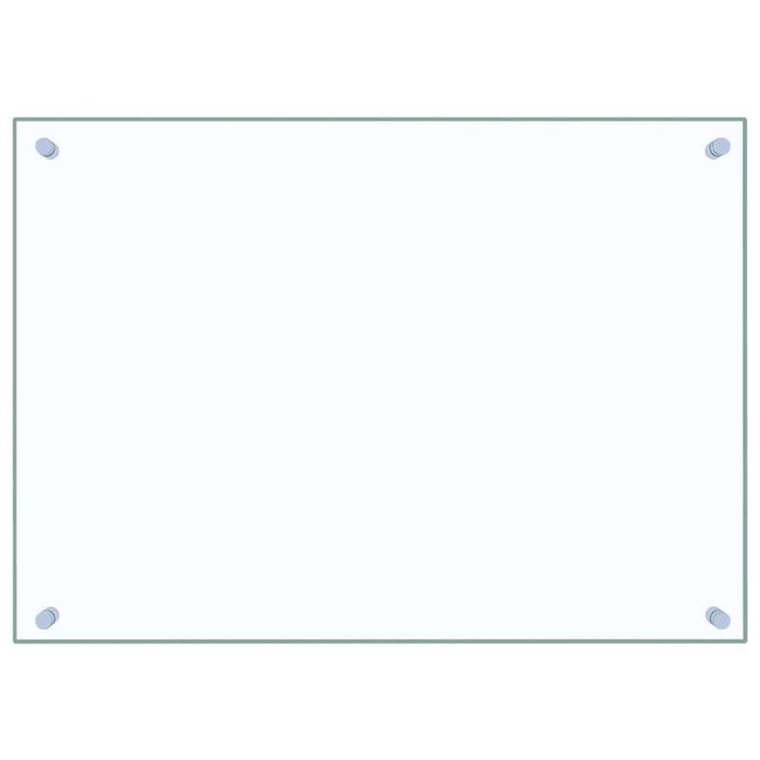 Paraschizzi per Cucina Trasparente 70x50 cm in Vetro Temperatocod mxl 103060