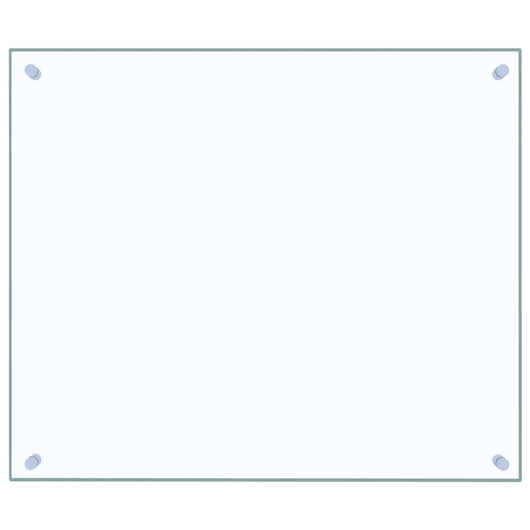 Paraschizzi per Cucina Trasparente 70x60 cm in Vetro Temperato 249468