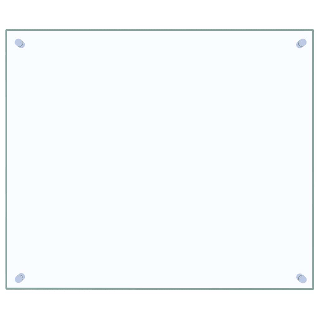 Paraschizzi per Cucina-Protezione parete cucina Trasparente 70x60 cm in Vetro Temperato