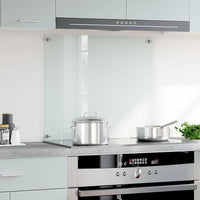 Paraschizzi per Cucina-Protezione parete cucina Trasparente 70x60 cm in Vetro Temperato