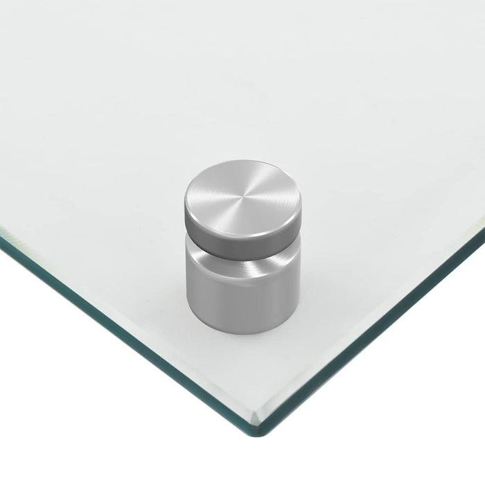 Paraschizzi per Cucina Trasparente 70x60 cm in Vetro Temperato