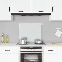 Paraschizzi per Cucina-Protezione parete cucina Trasparente 70x60 cm in Vetro Temperato