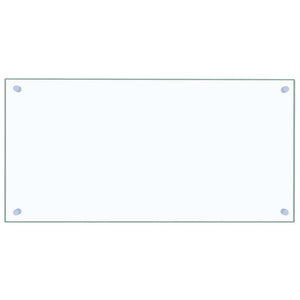 Paraschizzi per Cucina-Protezione parete cucina Trasparente 80x40 cm in Vetro Temperato