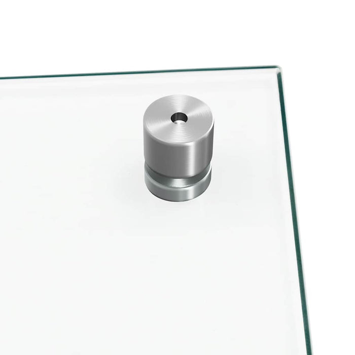 Paraschizzi per Cucina-Protezione parete cucina Trasparente 80x40 cm in Vetro Temperato