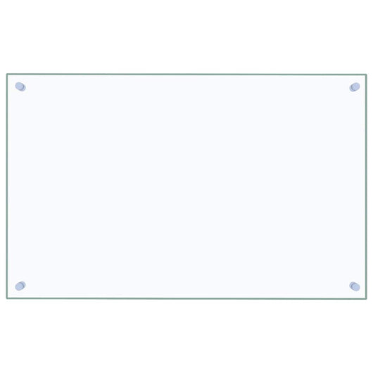 Paraschizzi per Cucina-Protezione parete cucina Trasparente 80x50 cm in Vetro Temperato