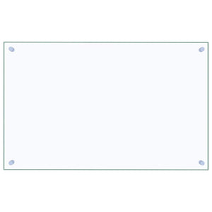Paraschizzi per Cucina Trasparente 80x50 cm in Vetro Temperato 249470
