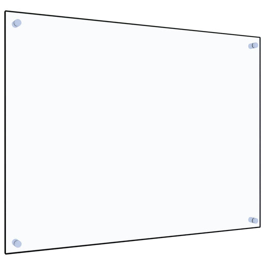 Paraschizzi per Cucina Trasparente 80x60 cm in Vetro Temperato 249471