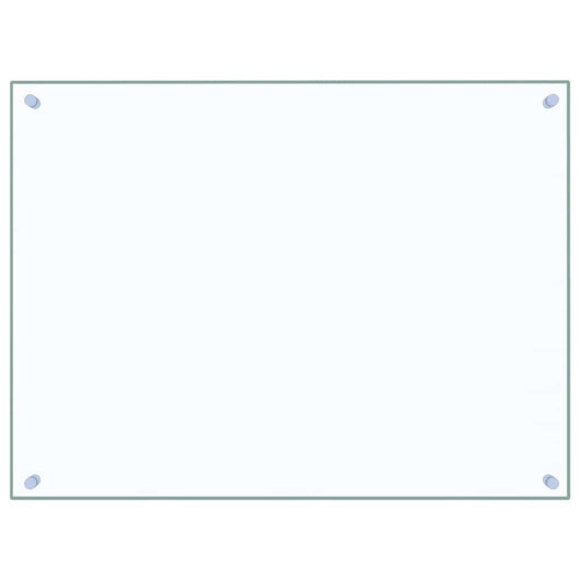 Paraschizzi per Cucina-Protezione parete cucina Trasparente 80x60 cm in Vetro Temperato