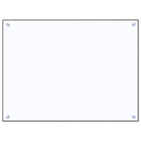 Paraschizzi per Cucina Trasparente 80x60 cm in Vetro Temperato 249471