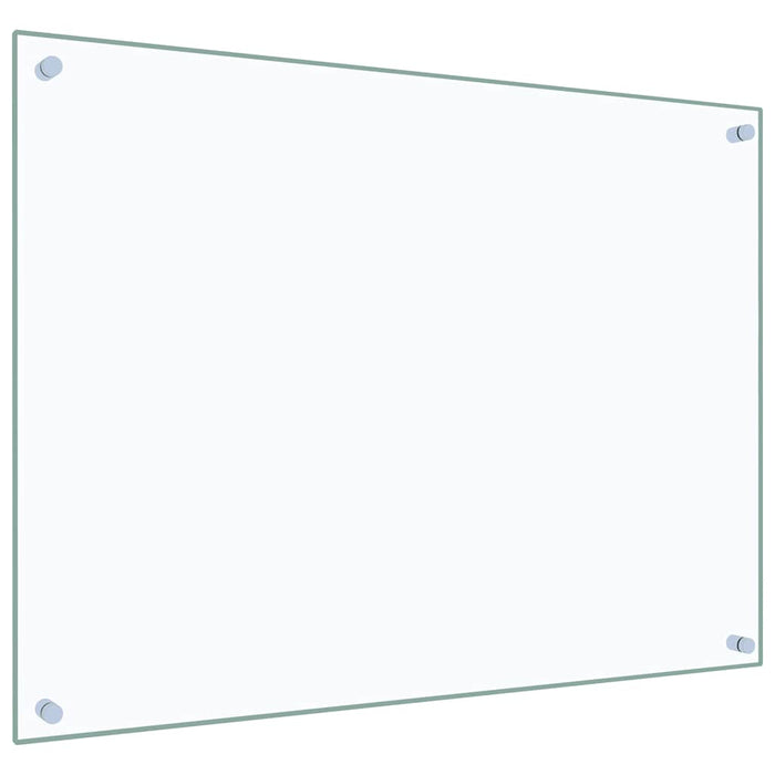 Paraschizzi per Cucina Trasparente 80x60 cm in Vetro Temperato 249471