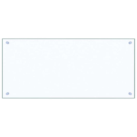 Paraschizzi per Cucina Trasparente 90x40 cm in Vetro Temperatocod mxl 78936