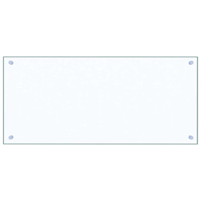 Paraschizzi per Cucina Trasparente 90x40 cm in Vetro Temperatocod mxl 78936