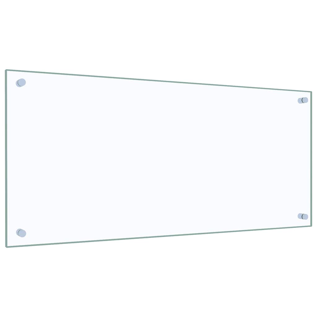 Paraschizzi per Cucina Trasparente 90x40 cm in Vetro Temperato 249472