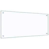 Paraschizzi per Cucina Trasparente 90x40 cm in Vetro Temperato 249472