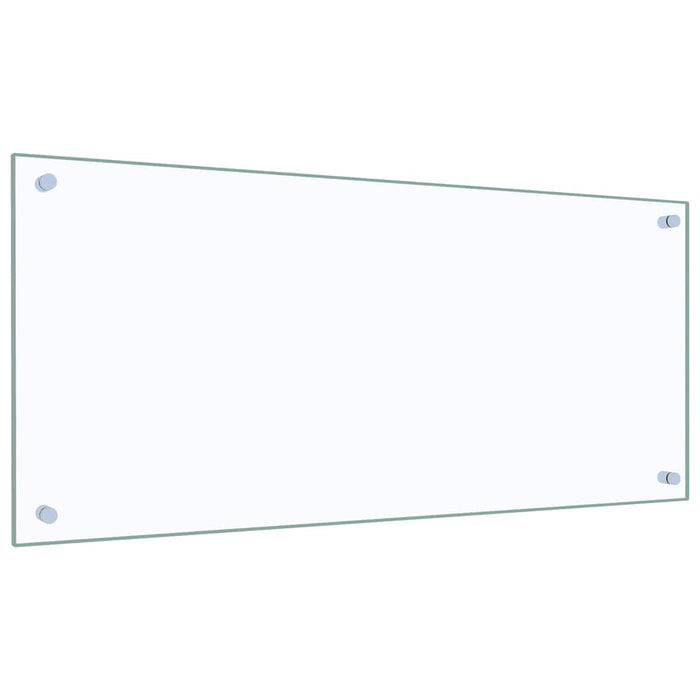 Paraschizzi per Cucina Trasparente 90x40 cm in Vetro Temperato 249472