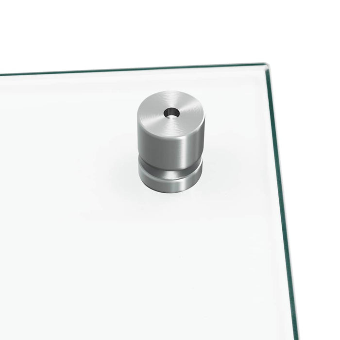 Paraschizzi per Cucina Trasparente 90x40 cm in Vetro Temperato 249472