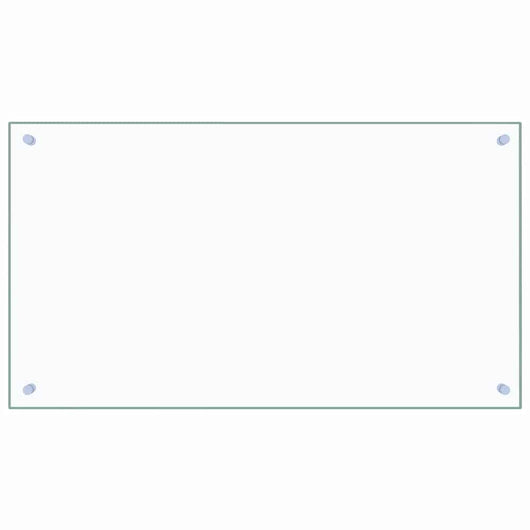 Paraschizzi per Cucina-Protezione parete cucina Trasparente 90x50 cm in Vetro Temperato