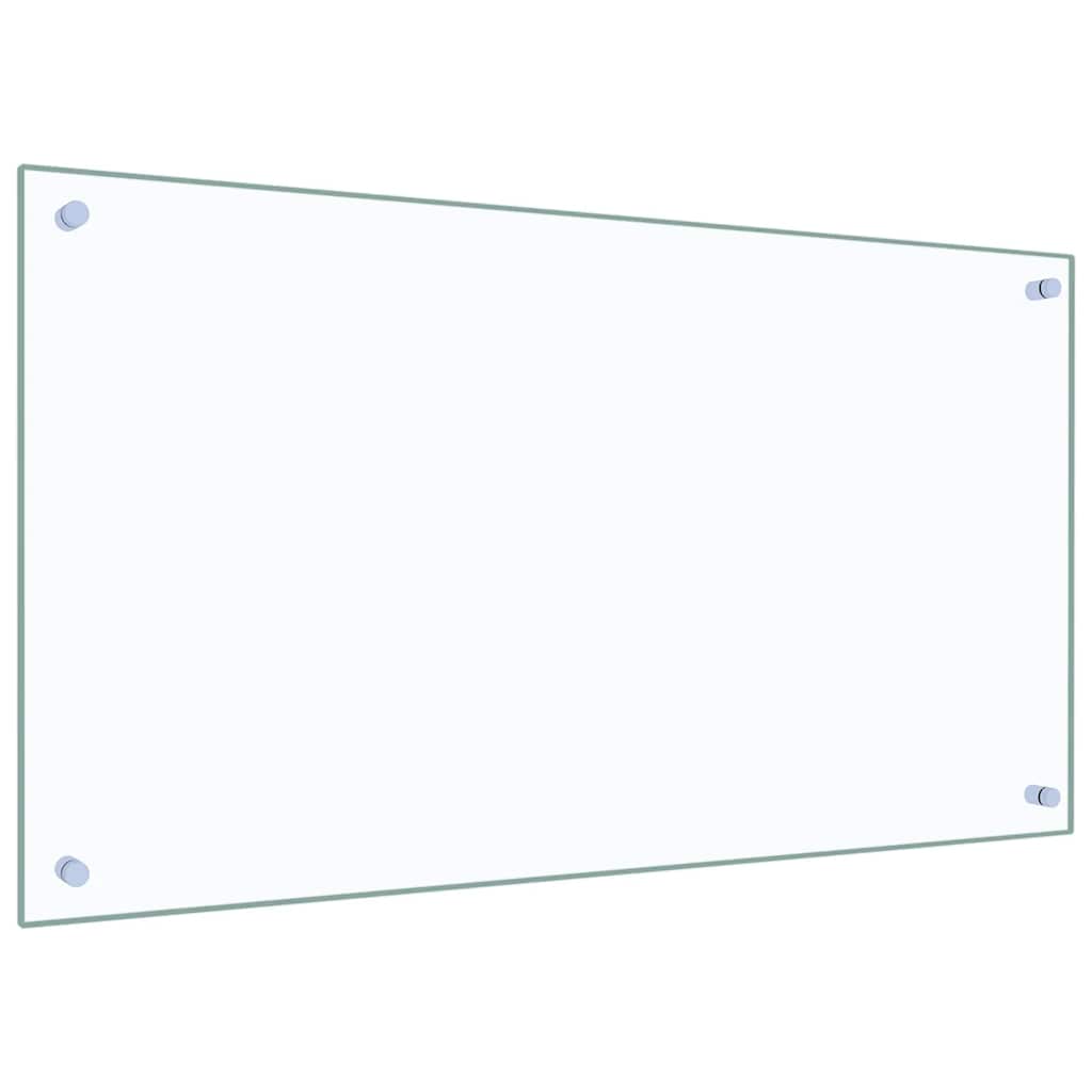 Paraschizzi per Cucina Trasparente 90x50 cm in Vetro Temperato 249473