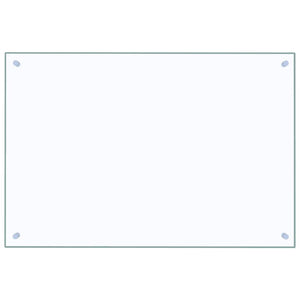 Paraschizzi per Cucina-Protezione parete cucina Trasparente 90x60 cm in Vetro Temperato