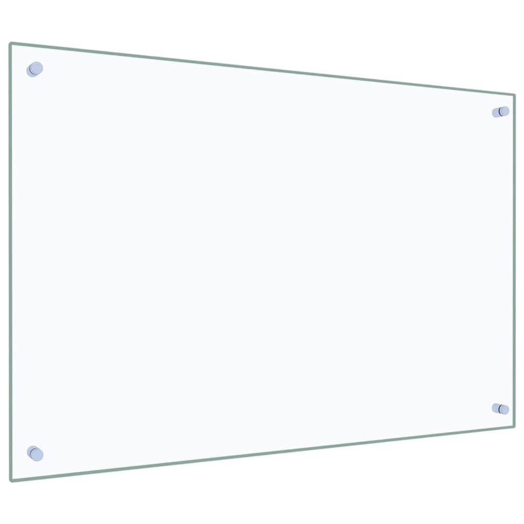 Paraschizzi per Cucina-Protezione parete cucina Trasparente 90x60 cm in Vetro Temperato
