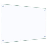 Paraschizzi per Cucina-Protezione parete cucina Trasparente 90x60 cm in Vetro Temperato