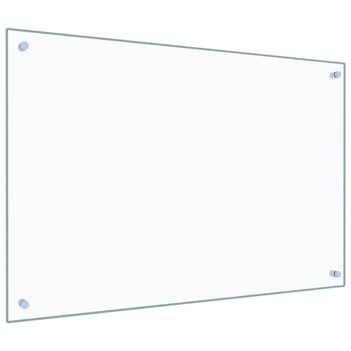 Paraschizzi per Cucina-Protezione parete cucina Trasparente 90x60 cm in Vetro Temperato