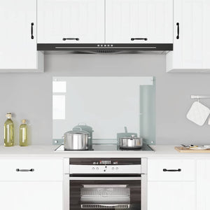 Paraschizzi per Cucina-Protezione parete cucina Trasparente 90x60 cm in Vetro Temperato