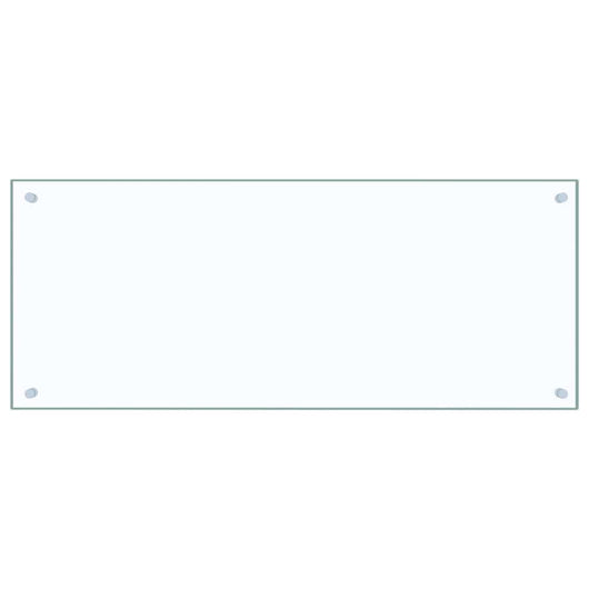 Paraschizzi per Cucina Trasparente 100x40 cm in Vetro Temperato 249475