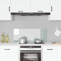 Paraschizzi per Cucina Trasparente 100x40 cm in Vetro Temperato