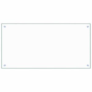 Paraschizzi per Cucina Trasparente 100x50 cm in Vetro Temperatocod mxl 121359