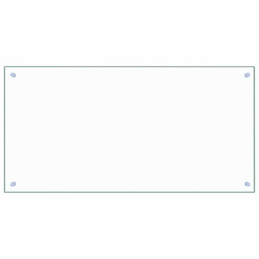 Paraschizzi per Cucina Trasparente 100x50 cm in Vetro Temperato 249476