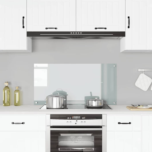 Paraschizzi per Cucina Trasparente 100x50 cm in Vetro Temperato 249476
