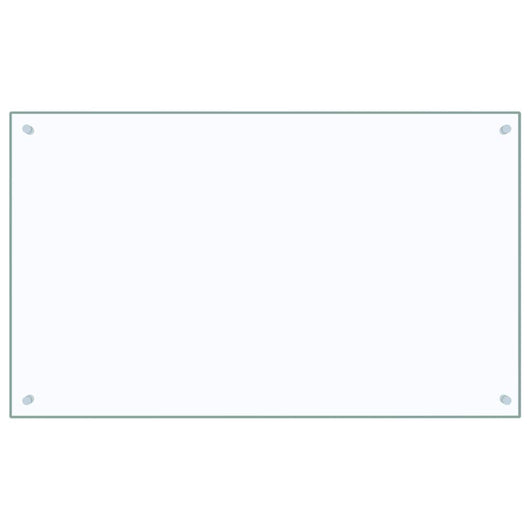 Paraschizzi per Cucina-Protezione parete cucina Trasparente 100x60 cm in Vetro Temperato