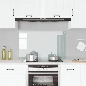 Paraschizzi per Cucina Trasparente 100x60 cm in Vetro Temperato