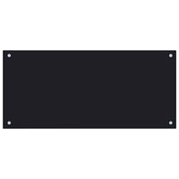 Paraschizzi per Cucina Nero 90x40 cm in Vetro Temperatocod mxl 73030