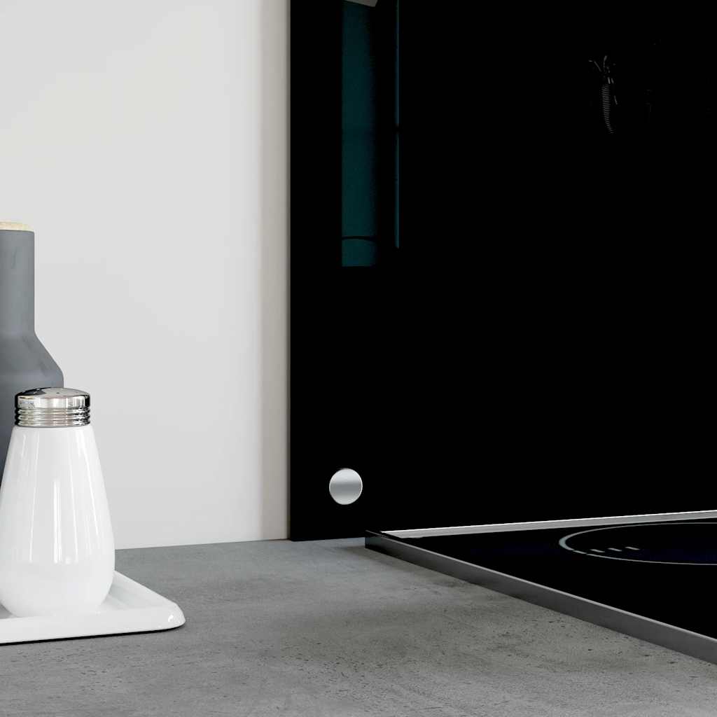 Paraschizzi per Cucina Nero 90x40 cm in Vetro Temperatocod mxl 73030