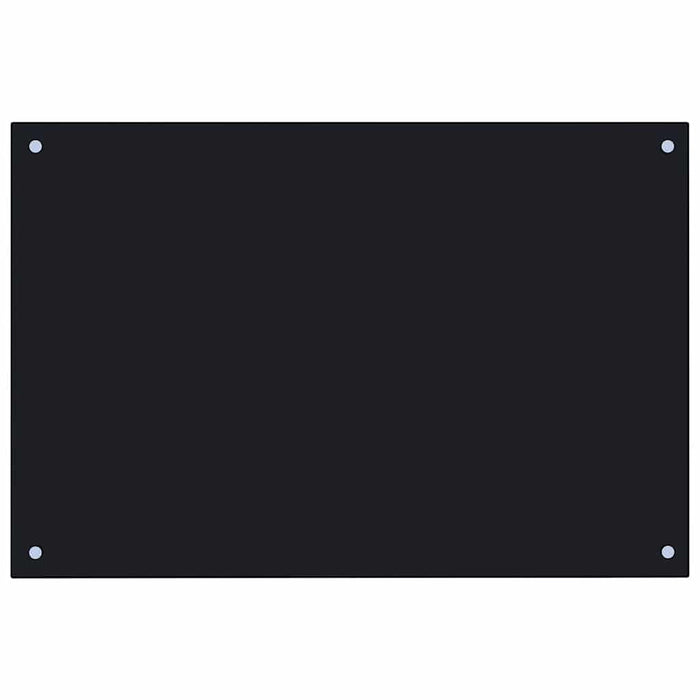 Paraschizzi per Cucina Nero 90x50 cm in Vetro Temperatocod mxl 120920