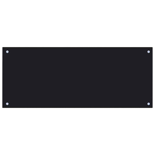 Paraschizzi per Cucina-Protezione parete cucina Nero 100x40 cm in Vetro Temperato