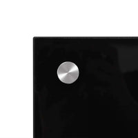 Paraschizzi per Cucina-Protezione parete cucina Nero 100x40 cm in Vetro Temperato