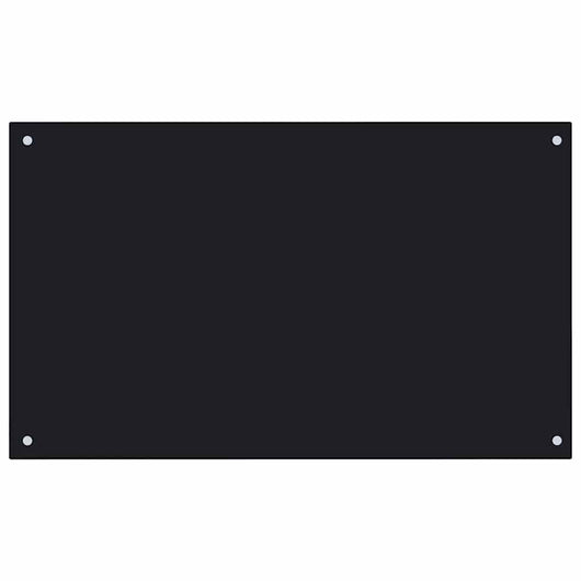 Paraschizzi per Cucina Nero 100x60 cm in Vetro Temperatocod mxl 97353