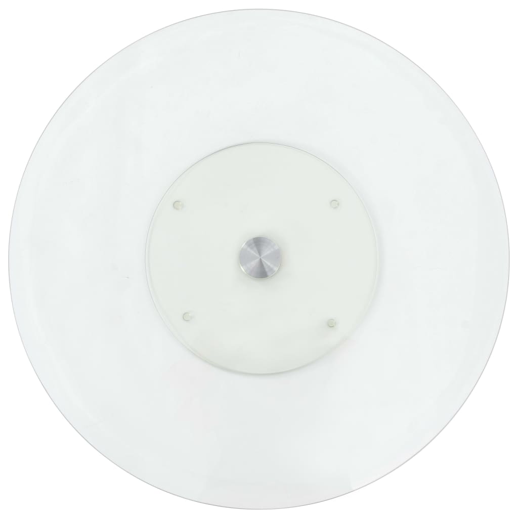 Vassoio Girevole Trasparente 60 cm Vetro Temperato 249498