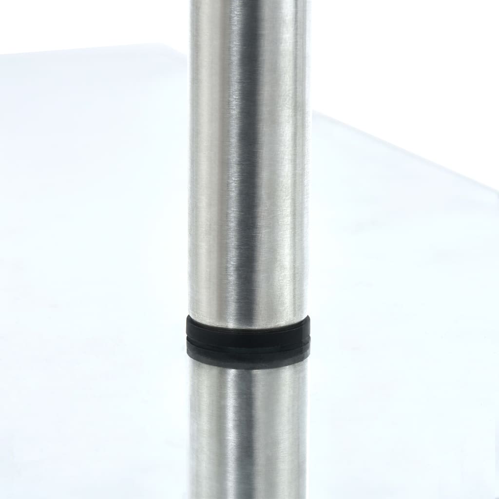 Scaffale da Cucina Angolare a 3 Livelli Vetro temperato 249502