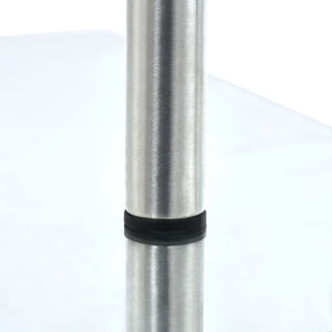 Scaffale da Cucina Angolare a 3 Livelli Vetro temperato 249502