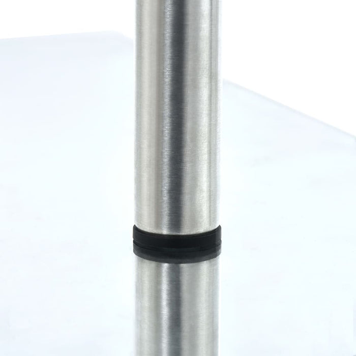 Scaffale da Cucina Angolare a 3 Livelli Vetro temperato 249502