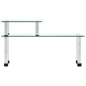 Mensola da Cucina Trasparente 45x16x26 cm in Vetro Temperato 249523